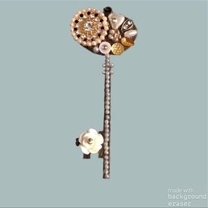 Key pendant necklace one of a kind